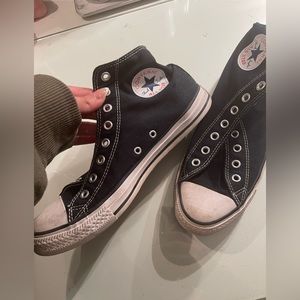 Used Black High Top Converse